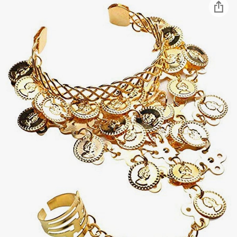 2 Bracelets With Attached Rings - image 1